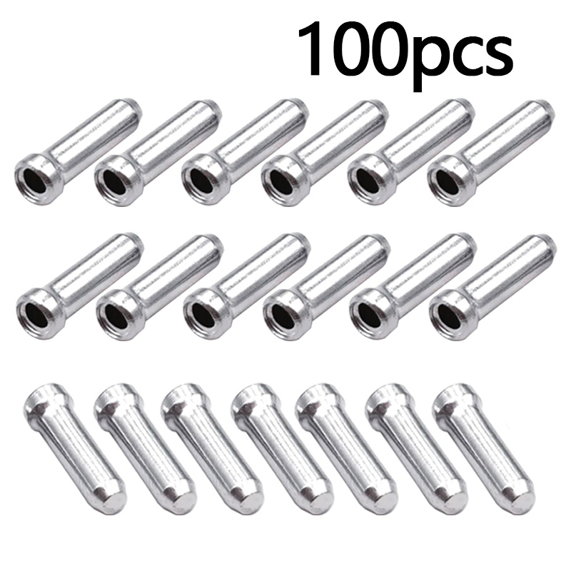 Xc Mtb Gear - 100/200pcs Aluminum Brake Shift Cable End