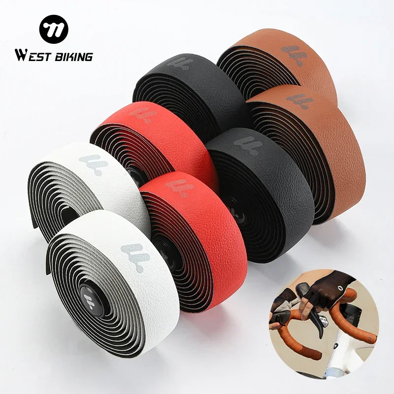 Bike Handlebar Tape - WEST BIKING Bicycle Handlebar Tape Non-Slip