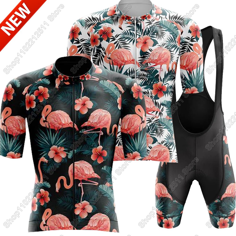 Cycling Gear Leaderboard - 2025 Flamingo Cycling Jersey Set Bicycle