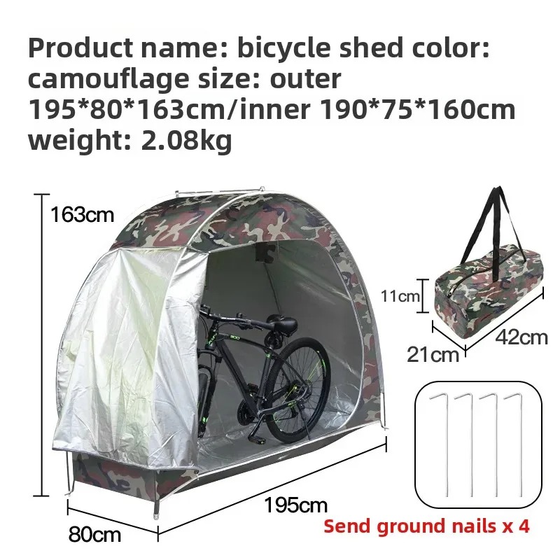 Portable Outdoor Bike Shelter  - Cycling Gear Needed 评论和价格
