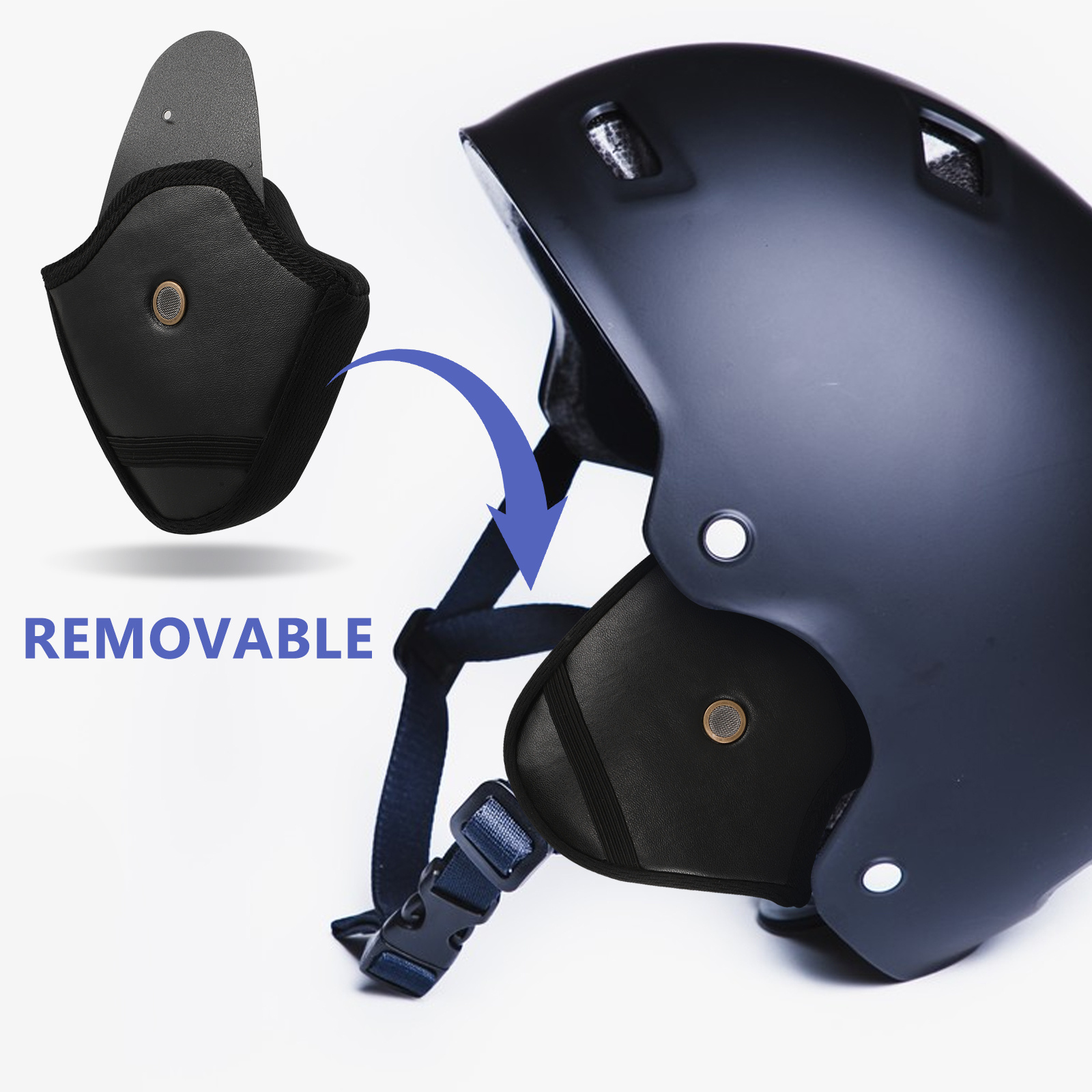 1 Pair Detachable Ear Protecti - Bicycle Helmet 评论和价格