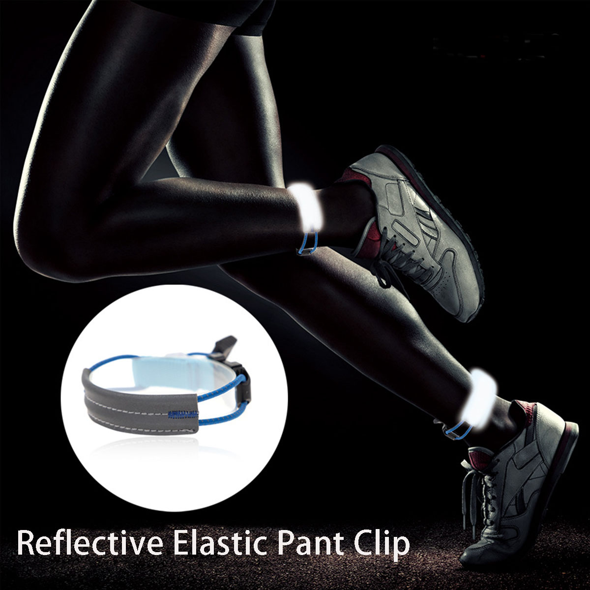 Elastic Reflective Cycling Leg - Cycling Gear 评论和价格