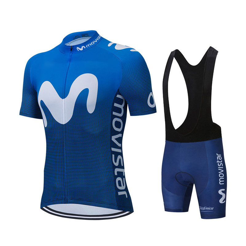 New Summer Movistar Team Cycli - Cycling Gear Leaderboard 评论和价格