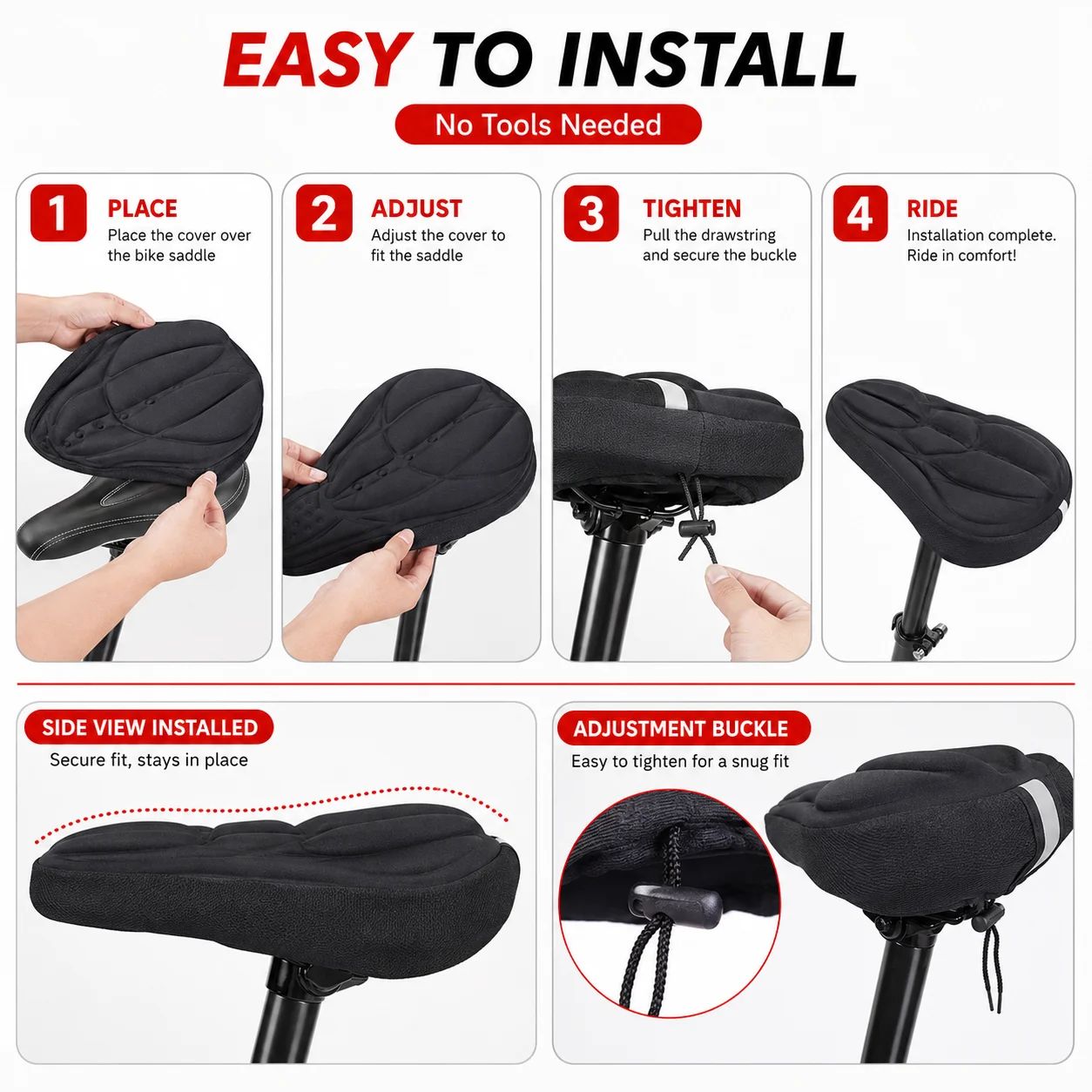 3D Soft Foam Padded Bicycle Sa - Xc Mtb Gear 评论和价格